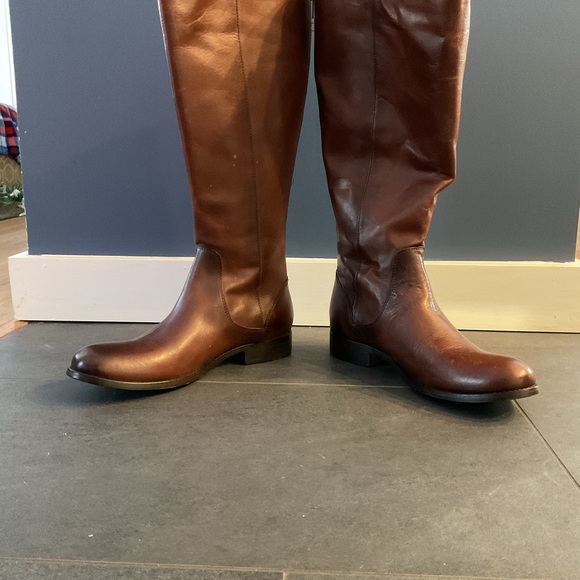 FRYE Elegant Brown Riding Boots - Picture 6 of 9